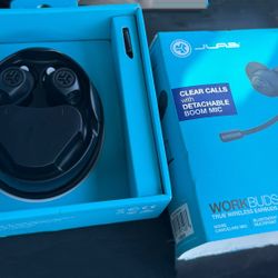 Jlab Work Wireless Work Buds With Boom Mic Brand New 