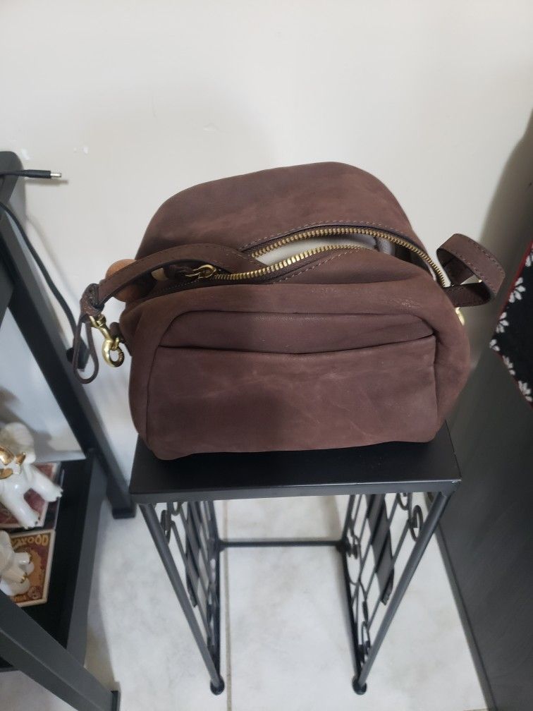 Suede Crossbody