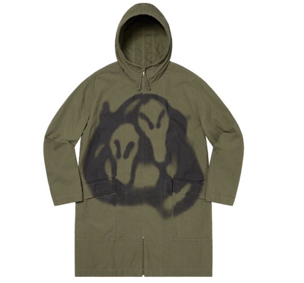 Supreme Yohji Yamamoto parka green olive Large