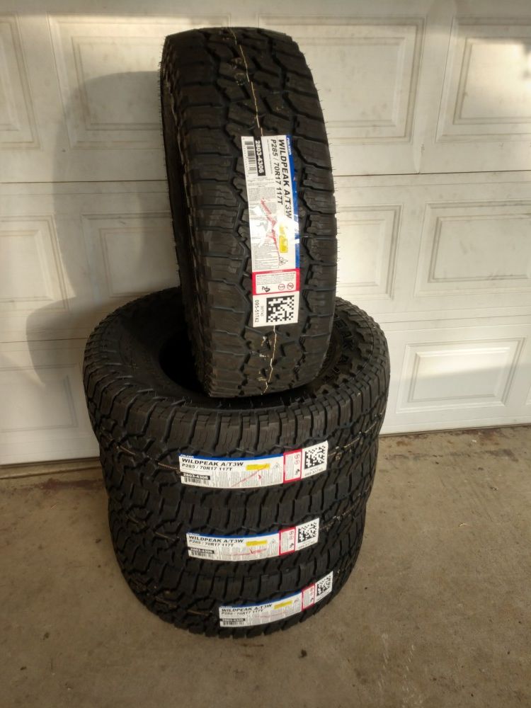 285/70/17 falken tires new price is firm