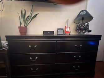 Black dresser