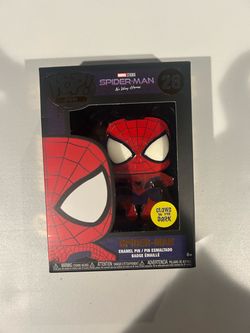 Funko Pop! Pin Spider-Man #28 Glow in the Dark – No Way Home