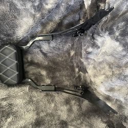 Sissy Bars Fits for 06-17 Harley Dyna Street Bob FXD FXDB FXDL FXDLS Black Detachable Passenger Backrest Lattice Stitch