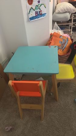 Table set for two chairs included