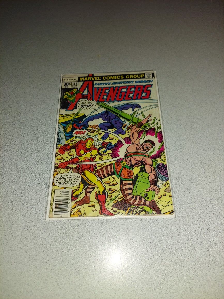 VINTAGE 1977 AVENGERS #163 COMIC 
