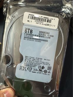 6Tb Western Digital Blue Hard Drive