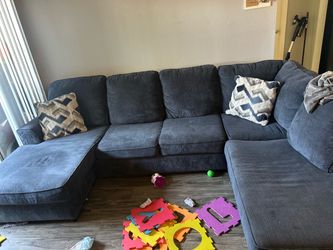 Blue Sectional