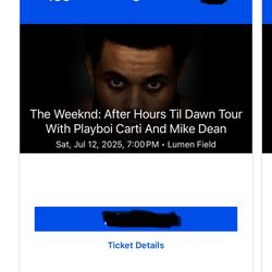 The Weeknd After Hours Til Dawn Stadium Tour XO