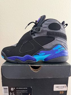 Jordan 8 Retro Aqua Size: 8.5 Men’s VNDS (Worn Once)