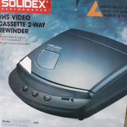 VHS VIDEO CASSETTE 2 WAY REWINDER