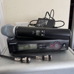 Shure Slx4 Beta 87a Wireless Microphone Like New 