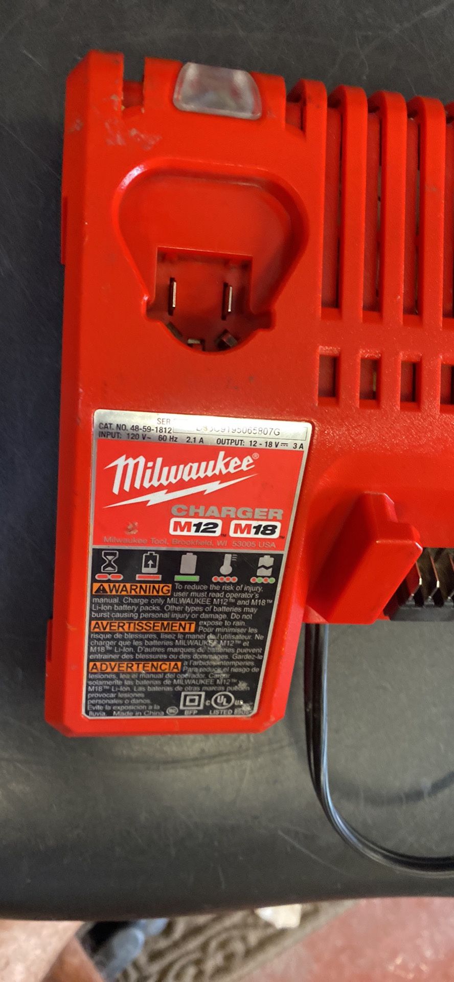  Milwaukee usado en buen estado como nuevo. M12 M18v