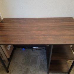 Desk And Shelf Set