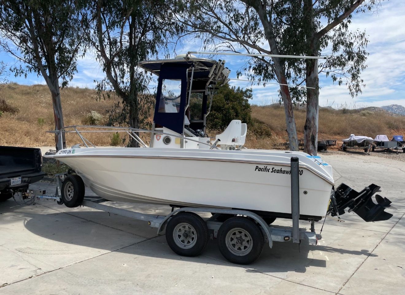 2005 18’ Pacific Seahawk Boat Turbo Diesel