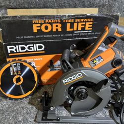 RIDGID THRUCOOL 15 Amp 7-1/4 in. Worm Drive Circular Saw