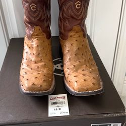 Full Quill Ostrich Boots