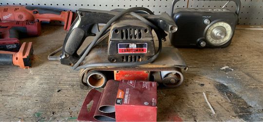 Sears Craftsman 3" x 21" belt sander in good condition