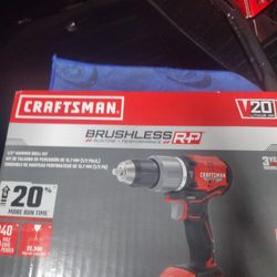 Brand New Never Used Craftsman 20v Hammer Drill Brushless 