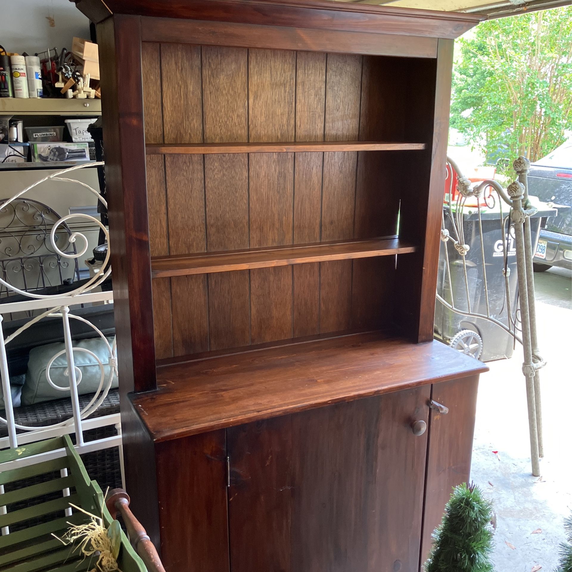Antique Pine Cabinet -minor Flaws