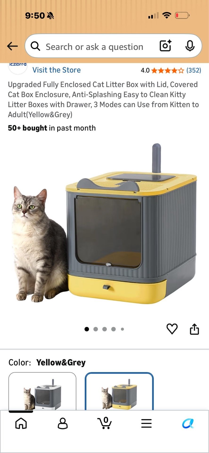 Cat litter box