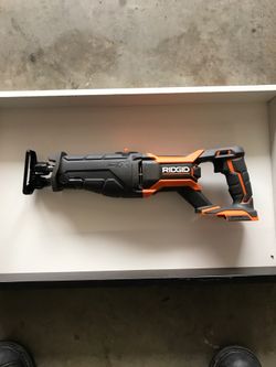 Ridgid reciprocating saw 18v.