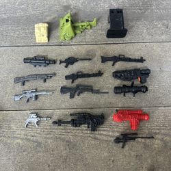 Vintage Hasbro GI Joe 3.75" 12" ARAH Weapons Backpacks Accessories Parts Lot