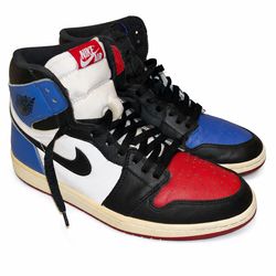 Nike Air Jordan 1 Retro High OG Top Three Top 3 - Red & Blue Sz 9.5