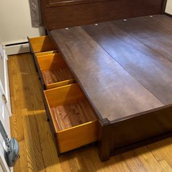  King Size Bed Frame With Drawers