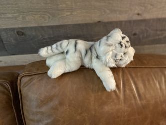Stuffed White Leopard 