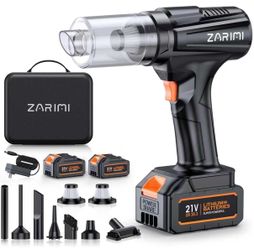 Cordless Handheld Car Vacuum Cleaner, 50,000Pa High-Power Brushless Motor, Rechargeable Dust Buster with 2 Batteries & Charger, 6-in-1 Portable Vacuum