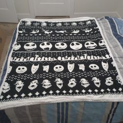 Nightmare Before Christmas - Sherpa Throw Blanket