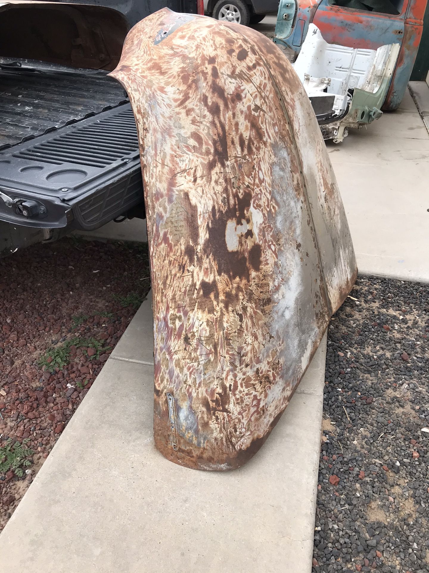1950 Chevy 3100 truck hood