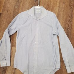 Calvin Klein men dress shirt sz M