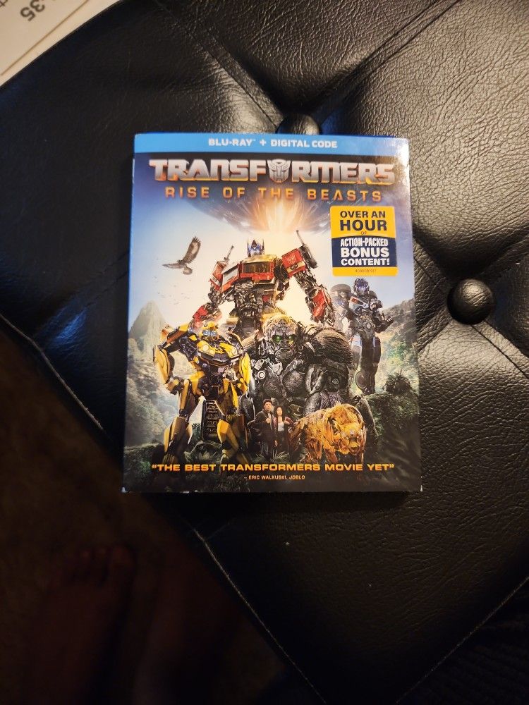 Transformers Rise Of The Beasts Dvd 
