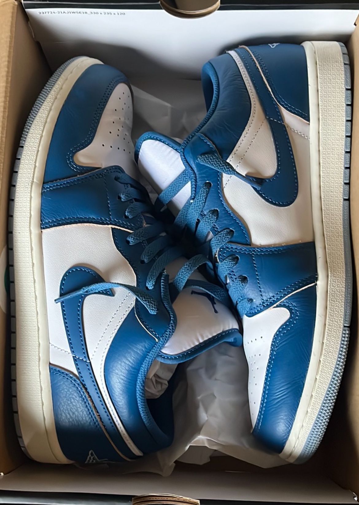 Jordan 1 Low Industrial Blue 