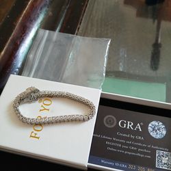 GRA diamond head bracelet