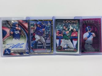 Dalton Rushing Baseball Card Lot of 54