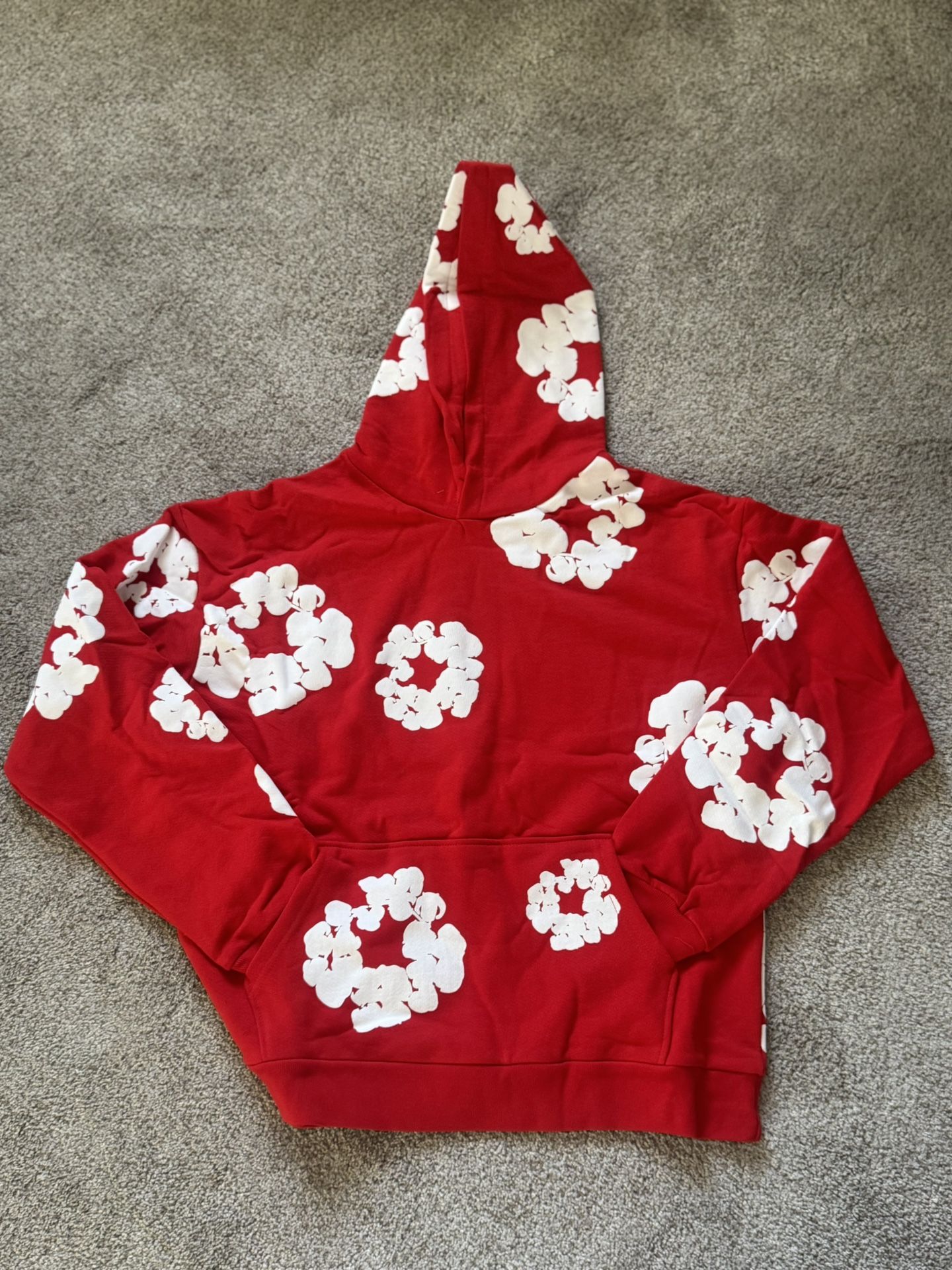 Red/White Denim Tears Hoodie 