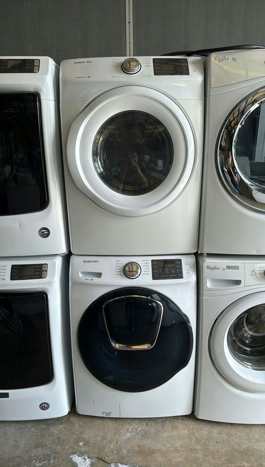 Samsung Front Load Set - Energy Efficient & Sensor Dry