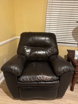 Leather Recliner Chair Couch
