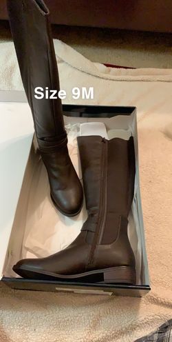 Brown tall boots