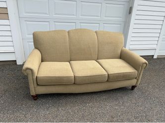 Comfortable Beige Couch (Can Deliver)