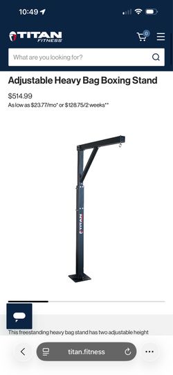 Adjustable Heavy Bag Boxing Stand