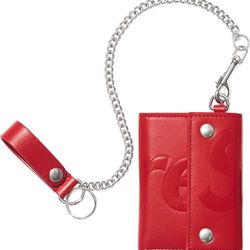 Supreme Leather Goods ( Wallet Chain & Zip Card Holder) 
