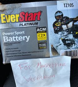 EverStart Platinum AGM PowerSport Battery TZ10S – Brand New