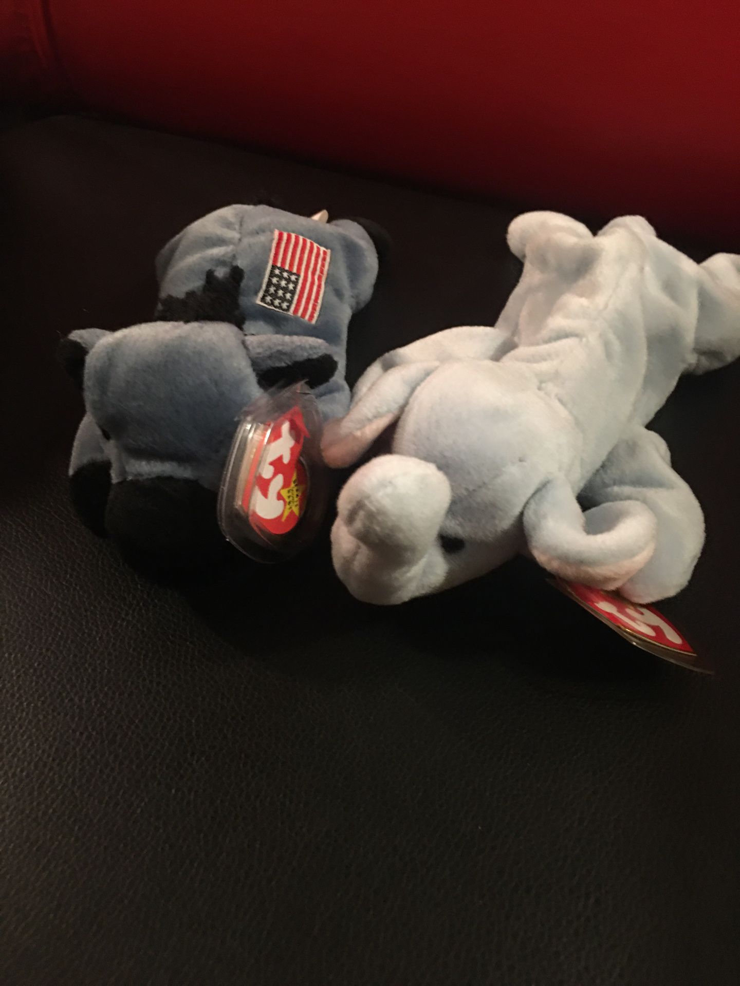 Ty lefty and righty donkey /elephant no cash app