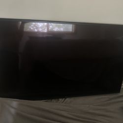 55 Inch Lg TV With Mount And Mount Rack And Led Lights