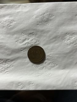 Rare Coin 1937 Wheat Penny No Mint Mark Rare Error,L In Liberty Is On The Edge