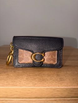 Coach Mini Tabby Bag Charm in Signature Canvas