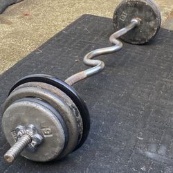 Standard Weights 1” Hole & Curl Bar